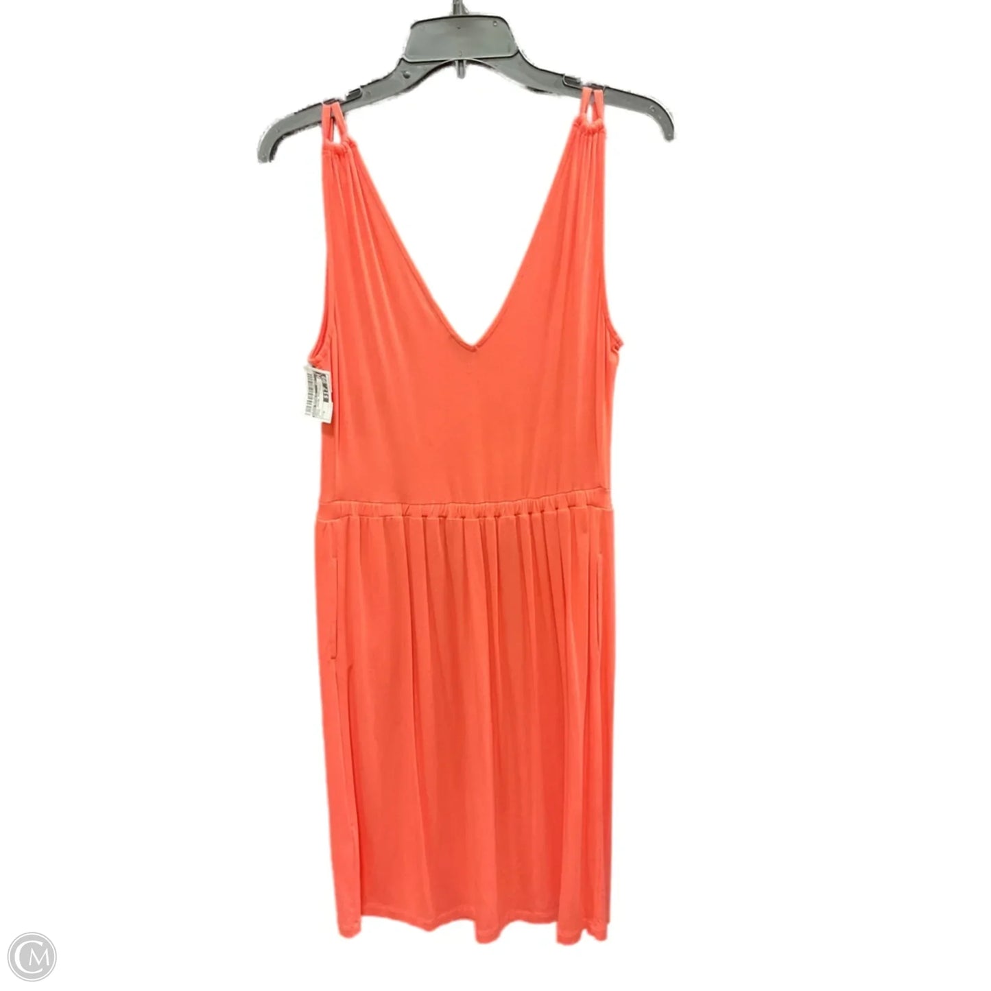 Dress Casual Midi By Banana Republic In Orange, Size: M