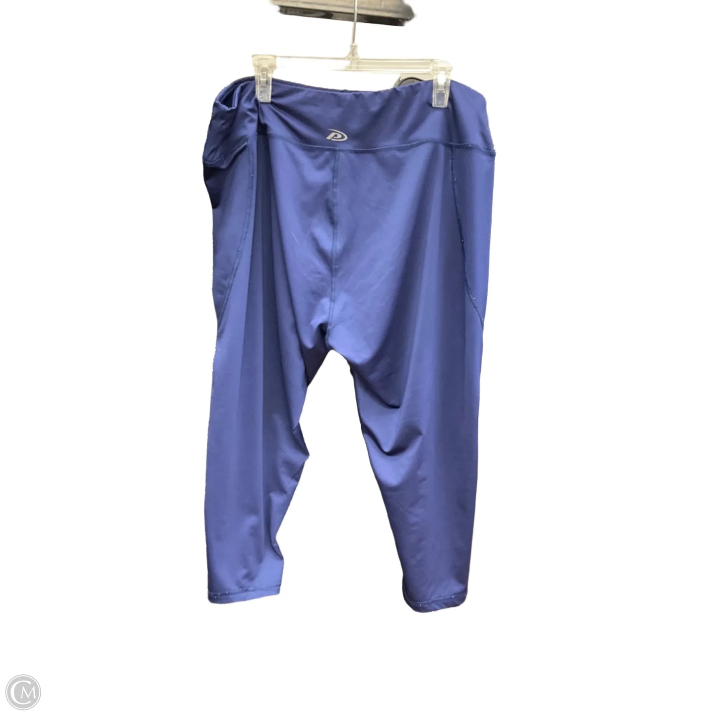 Athletic Capris By Pro Player In Navy, Size: 3x