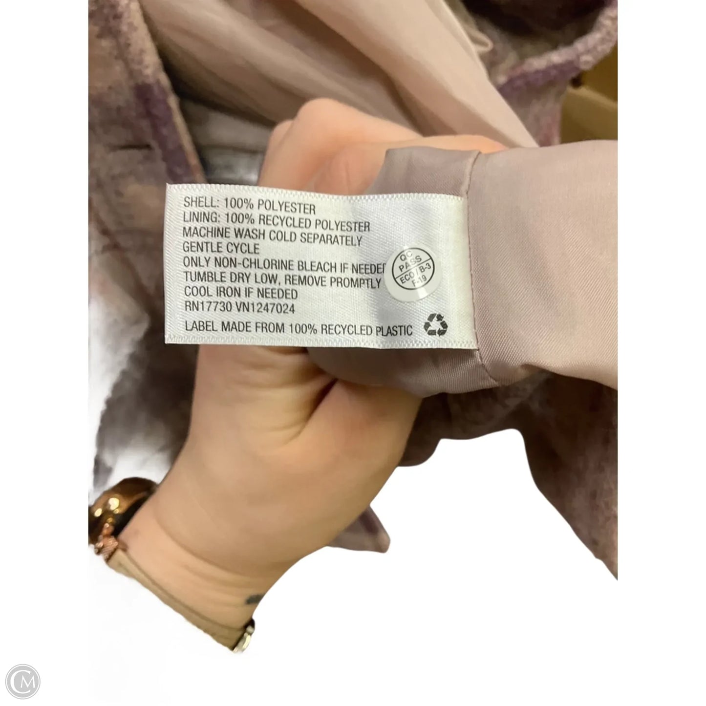 Jacket Shirt By Universal Thread In Plaid Pattern, Size: M