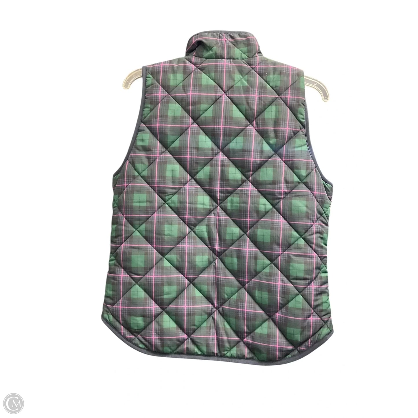 Vest Puffer & Quilted By J. Crew In Plaid Pattern, Size: S