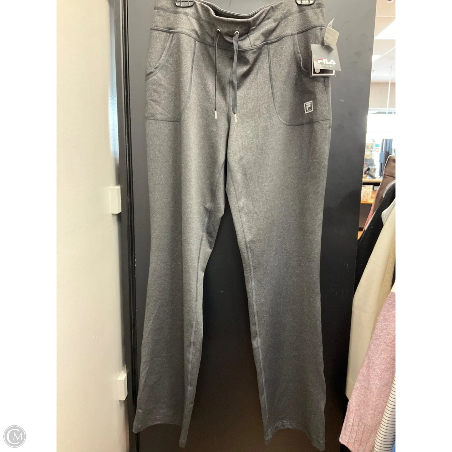 Athletic Pants By Fila In Grey, Size: L