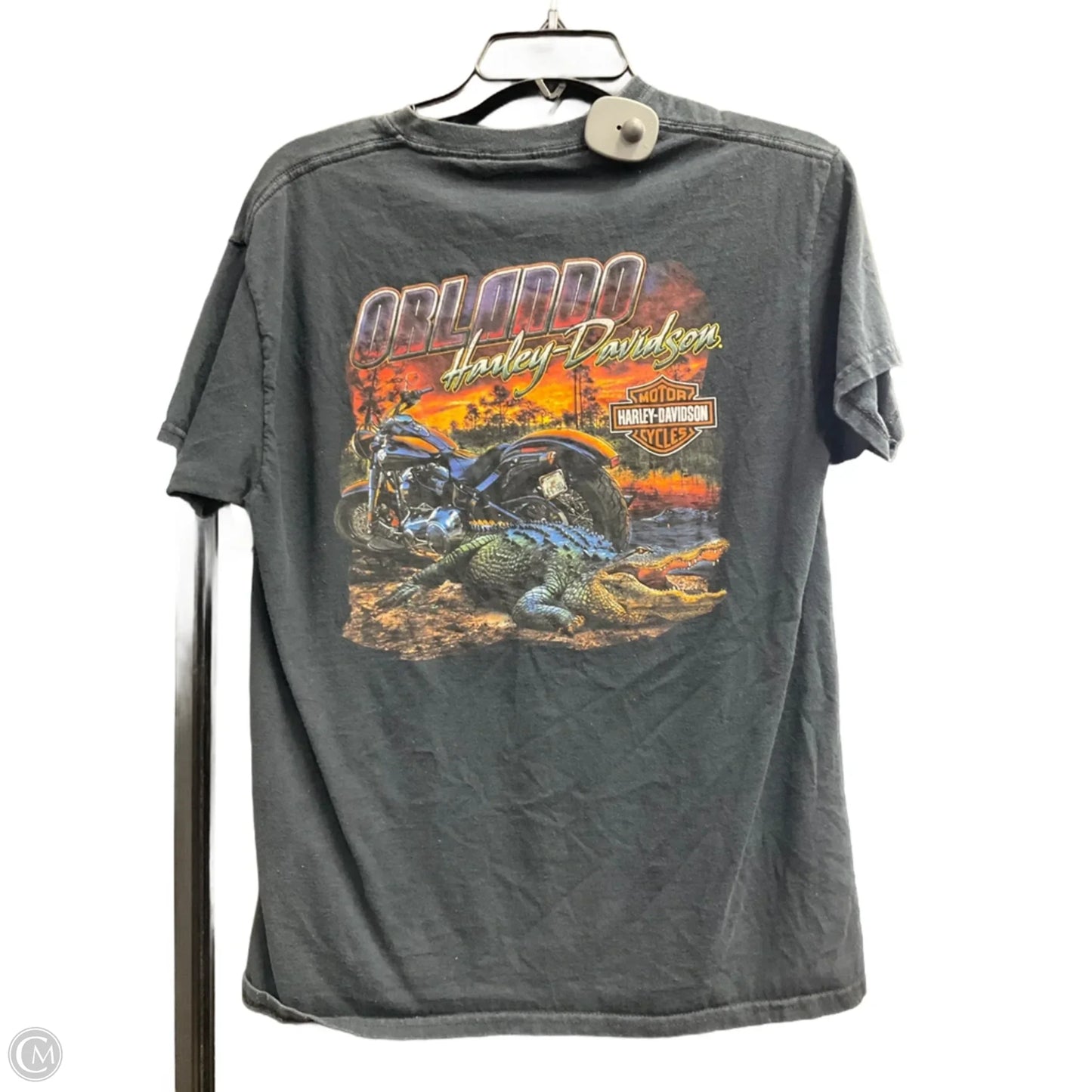 Top Short Sleeve Basic By Harley Davidson In Black, Size: M