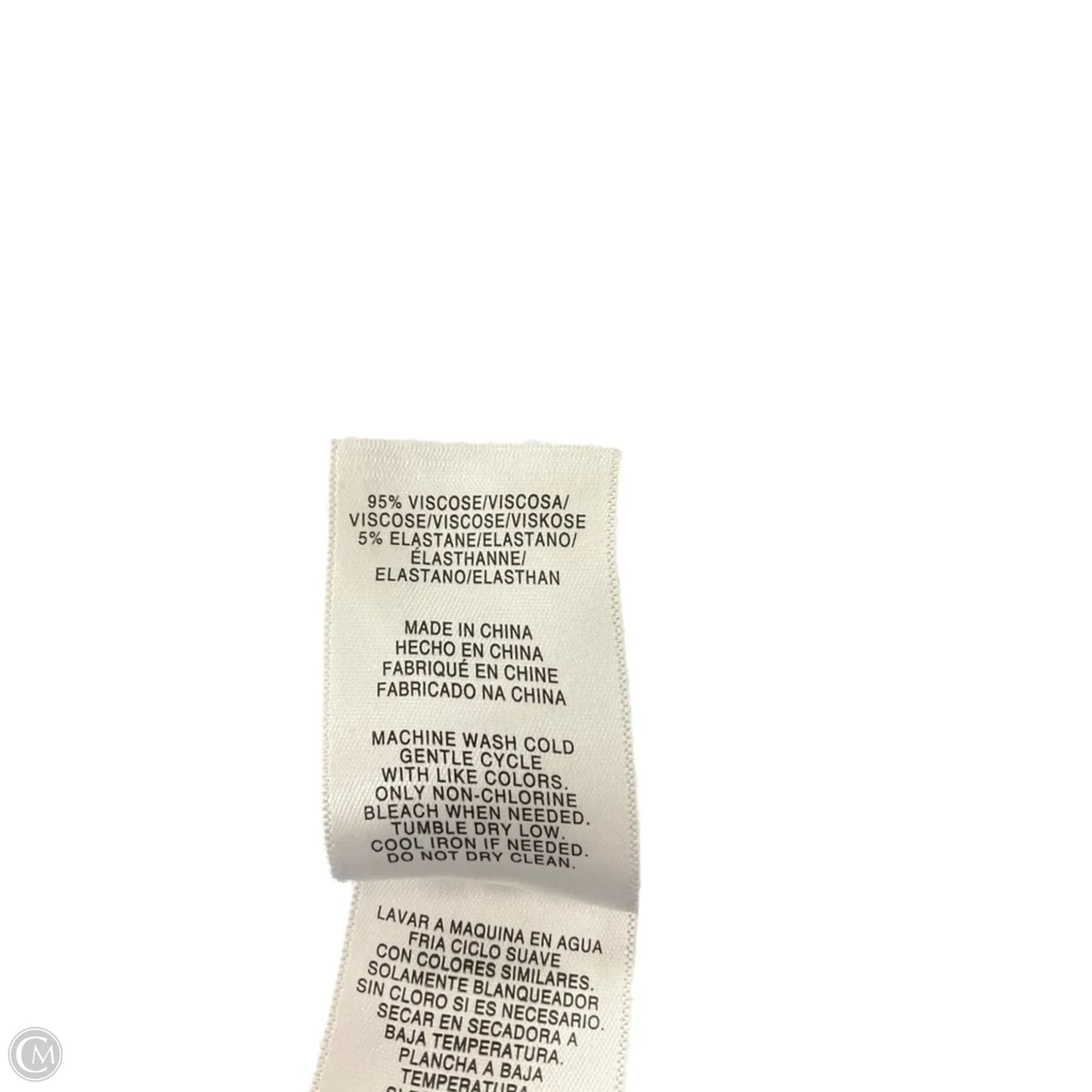 Top Long Sleeve By Jones New York In Striped Pattern, Size: M