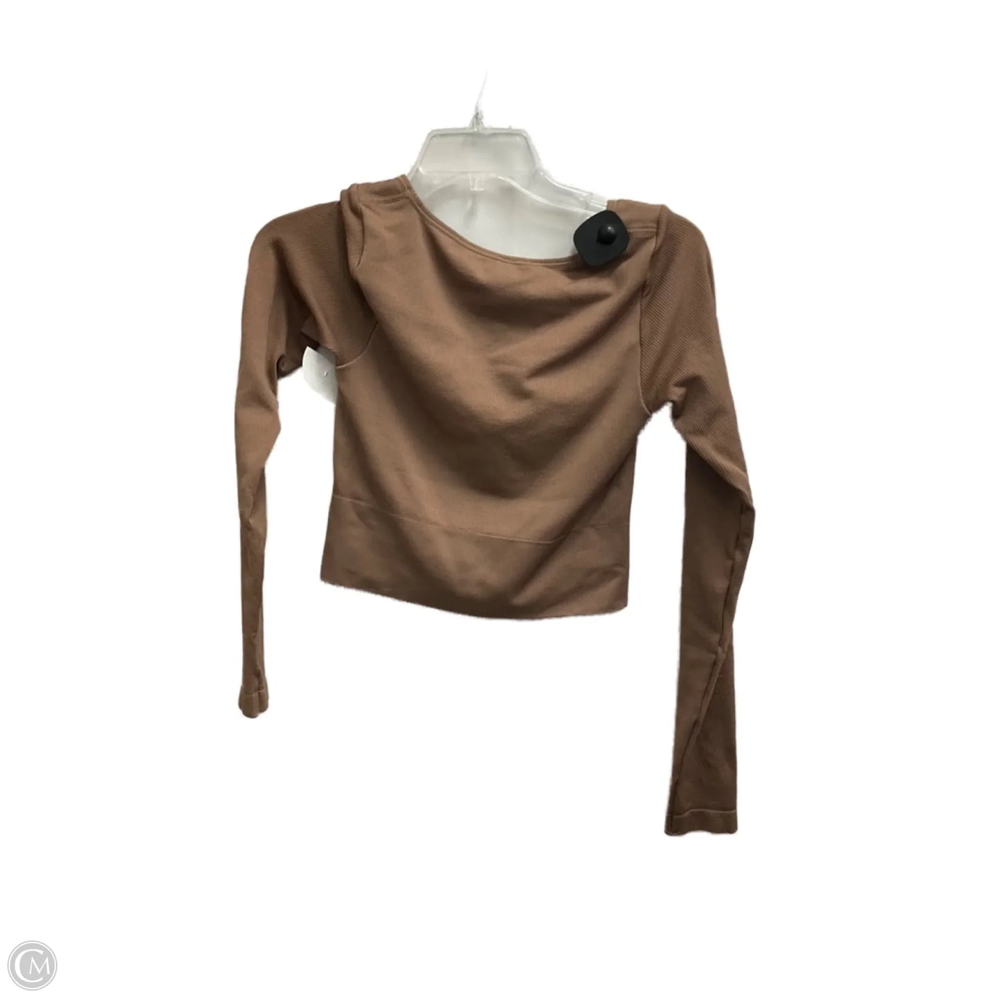 Athletic Top Long Sleeve Crewneck By Athleta In Brown, Size: Xs