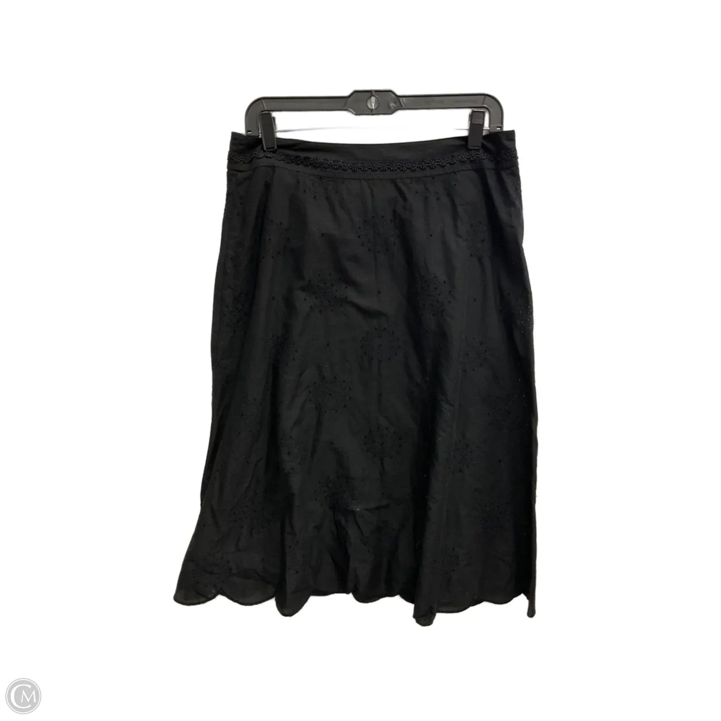 Skirt Midi By Liz Claiborne In Black, Size: 10