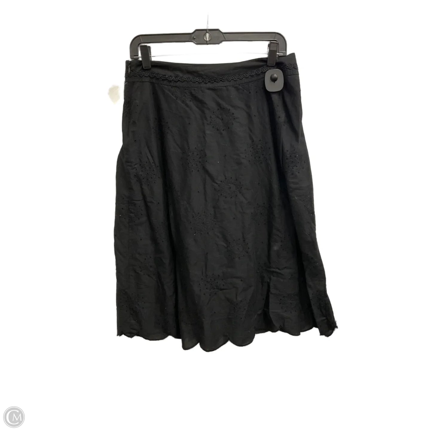 Skirt Midi By Liz Claiborne In Black, Size: 10