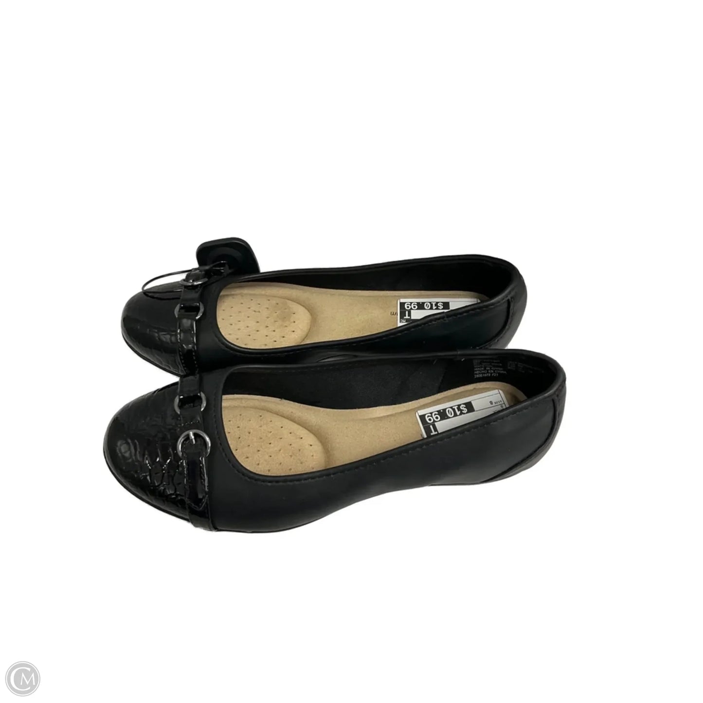 Shoes Flats By Time And Tru In Black, Size: 8