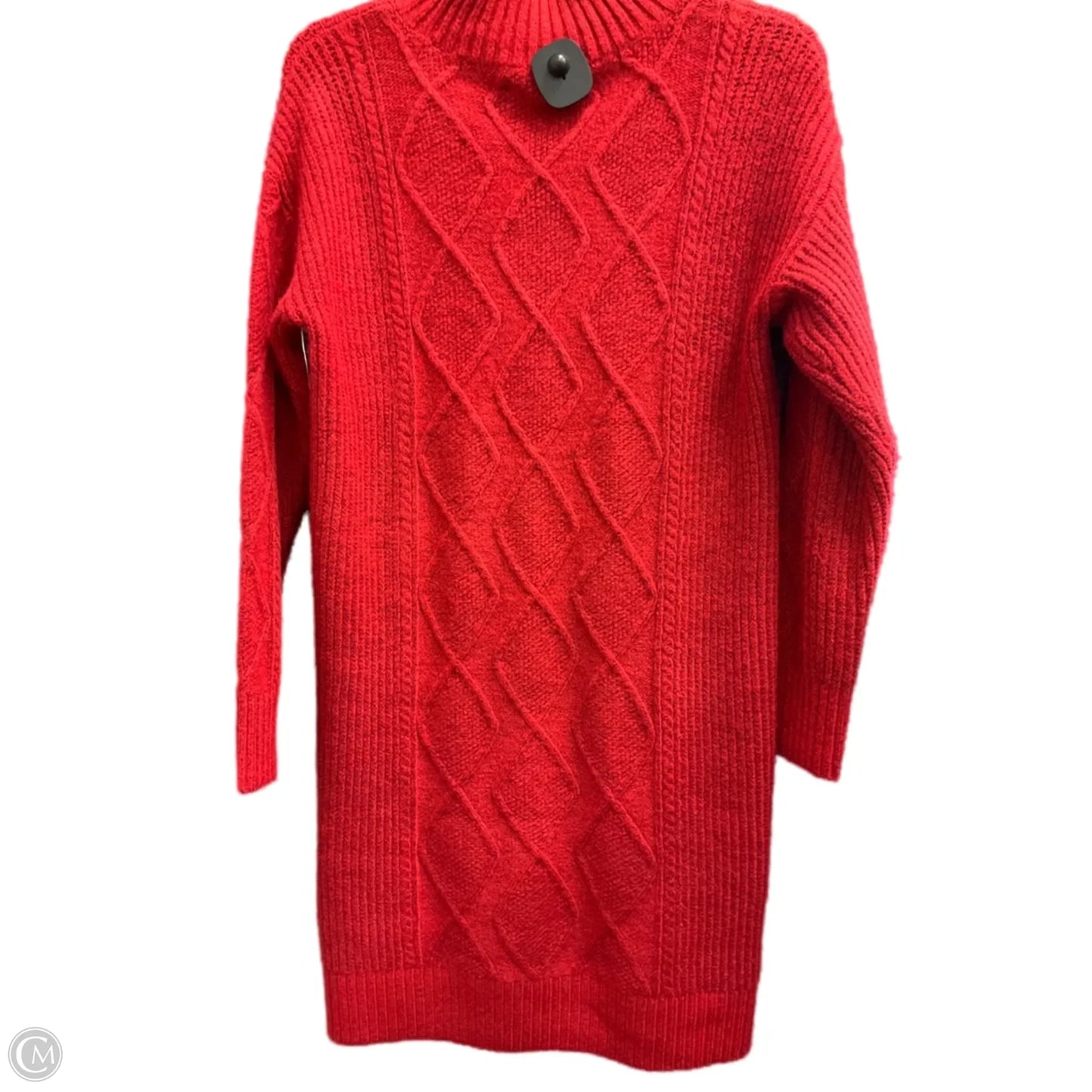 Dress Sweater By Loft In Red, Size: S