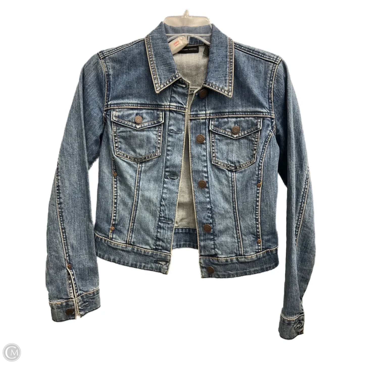 Jacket Denim By New York And Co In Blue Denim, Size: Xs
