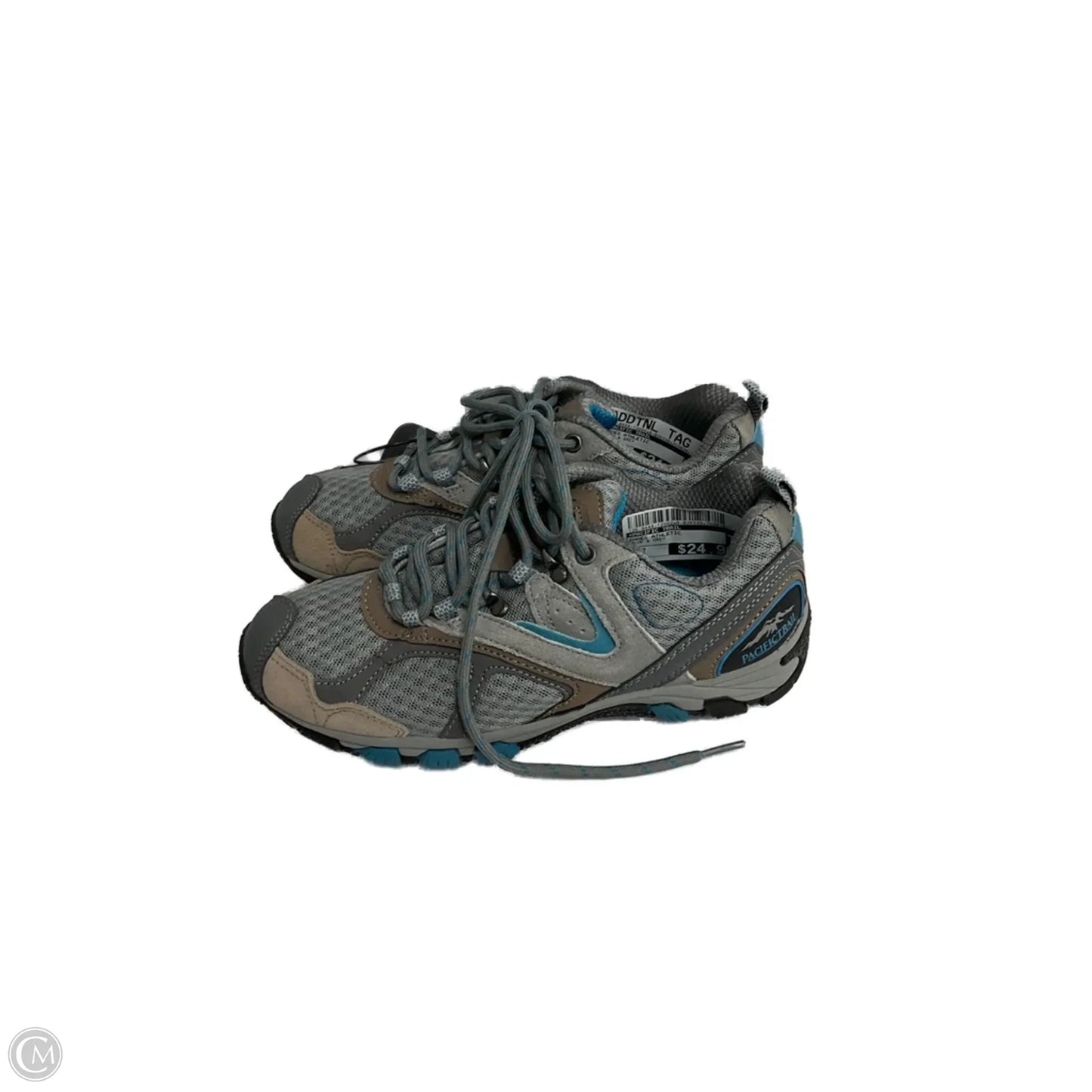 Shoes Athletic By Pacific Trail In Blue & Grey, Size: 7