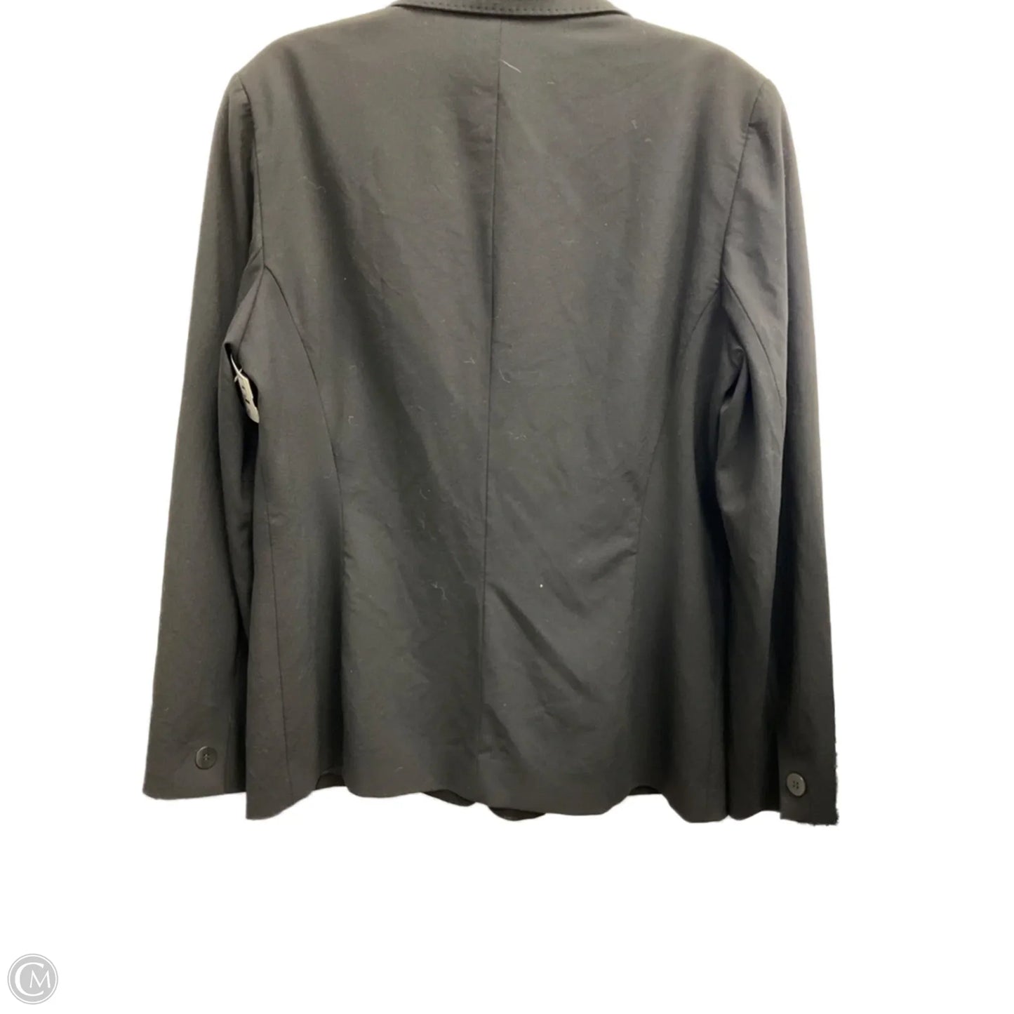 Blazer Designer By Lafayette 148 In Black, Size: 16