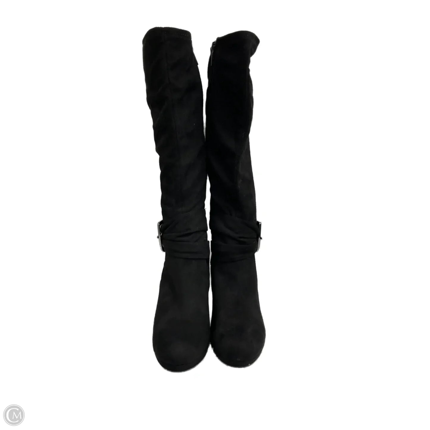 Boots Knee Heels By Impo In Black, Size: 8.5