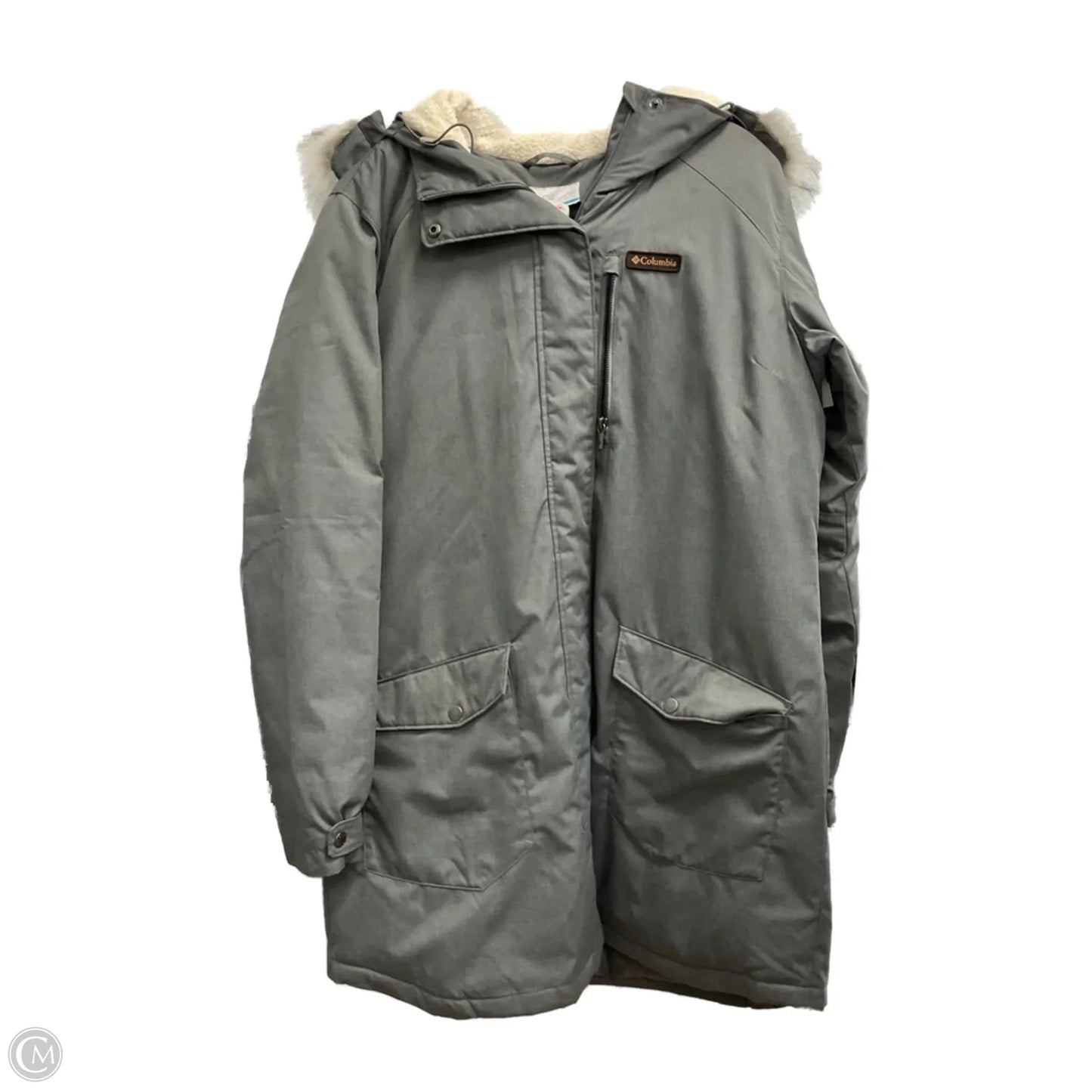 Coat Puffer & Quilted By Columbia In Grey, Size: Xl