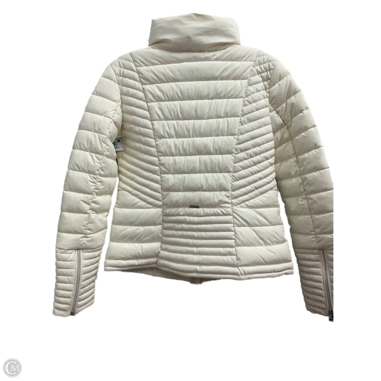 Coat Parka By Guess In Cream, Size: L