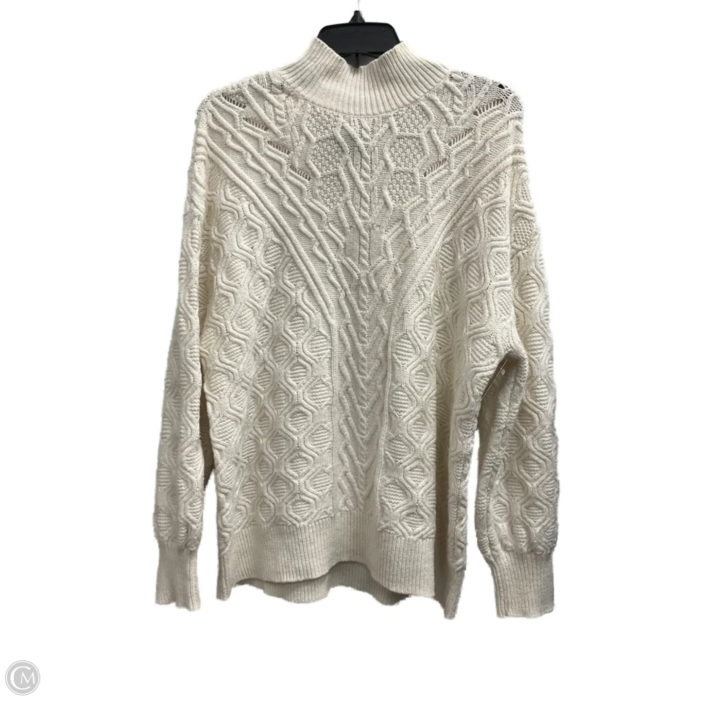 Sweater By Talbots In Cream, Size: Xl