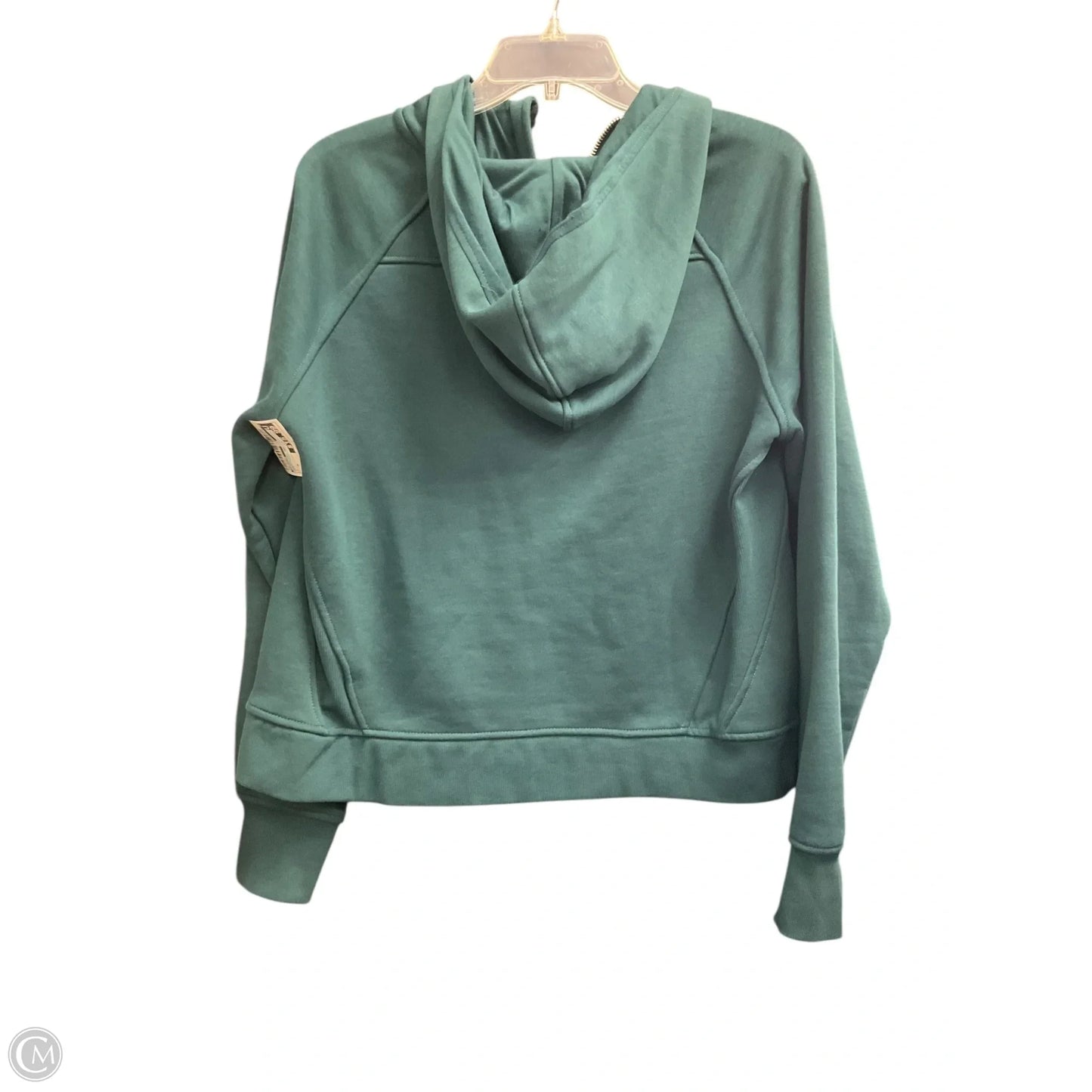 Sweatshirt Hoodie By Danskin In Teal, Size: M