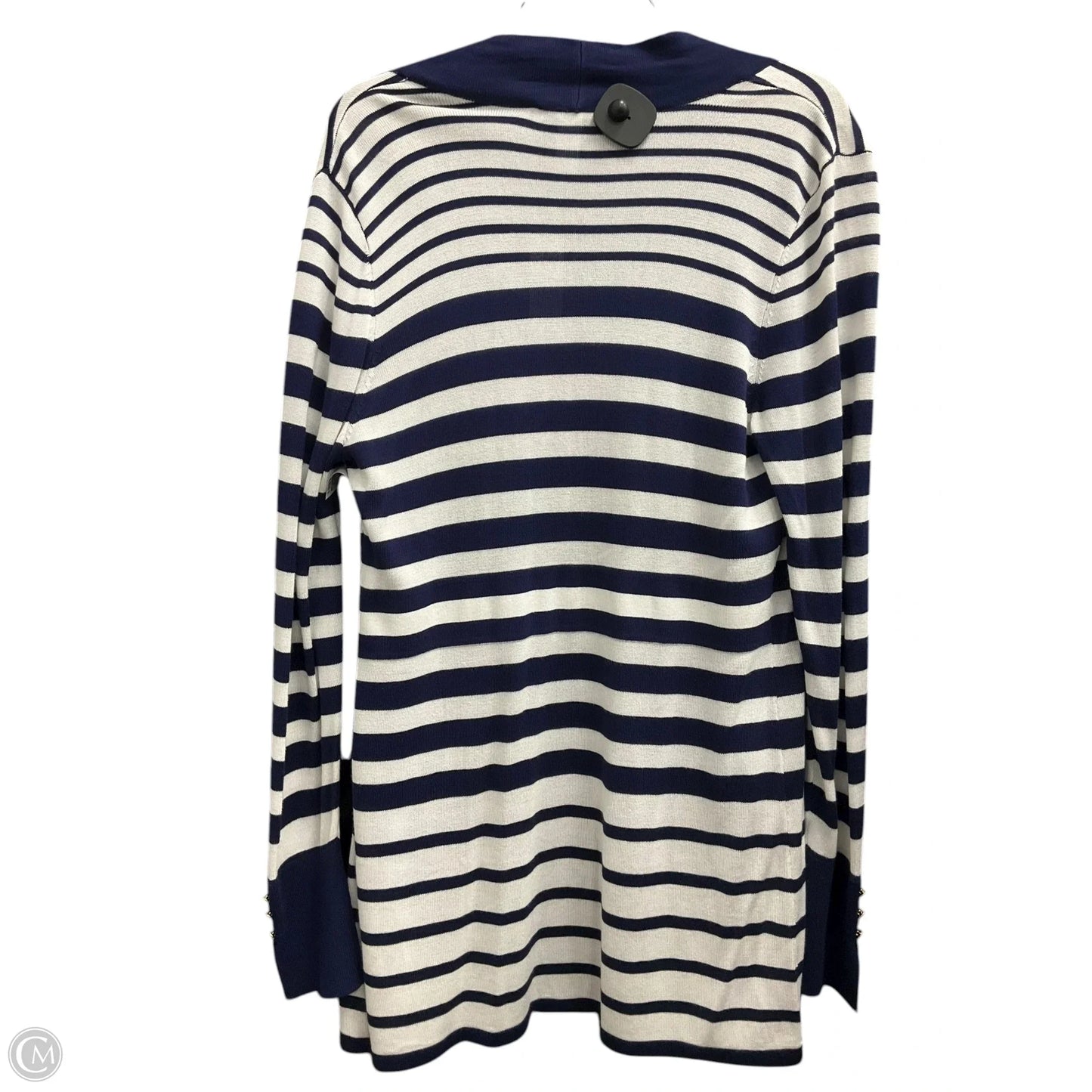 Cardigan By White House Black Market In Striped Pattern, Size: L