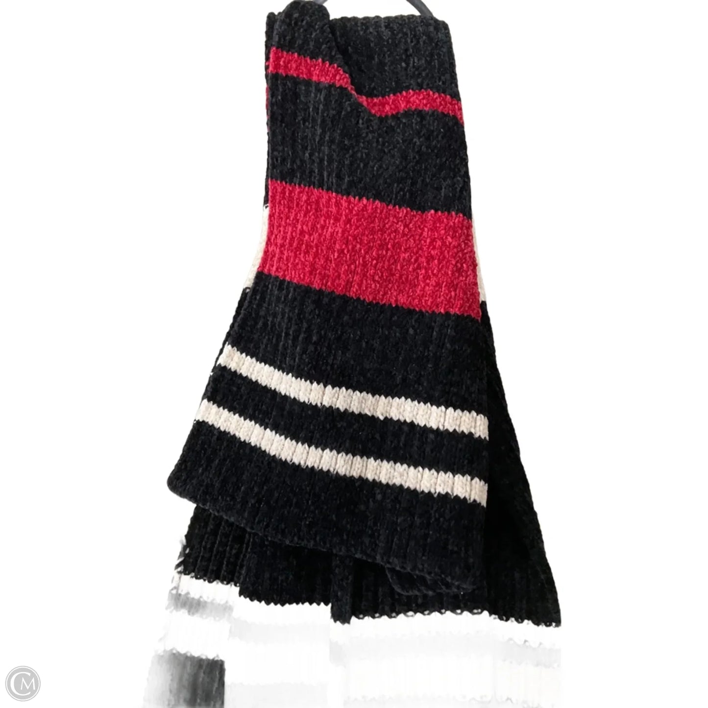 Scarf Winter By Lauren By Ralph Lauren In Black & Cream