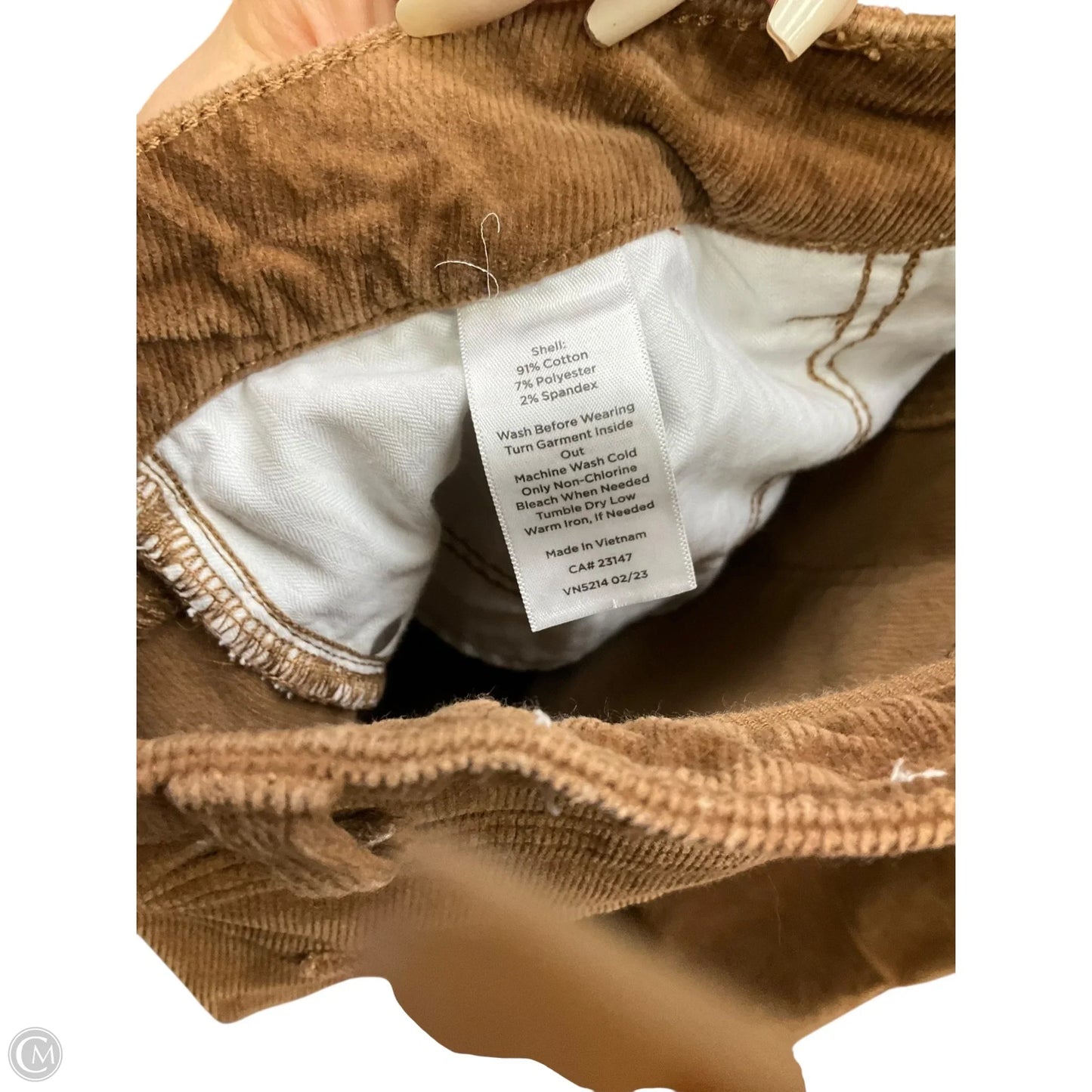 Pants Corduroy By Talbots In Brown, Size: 16