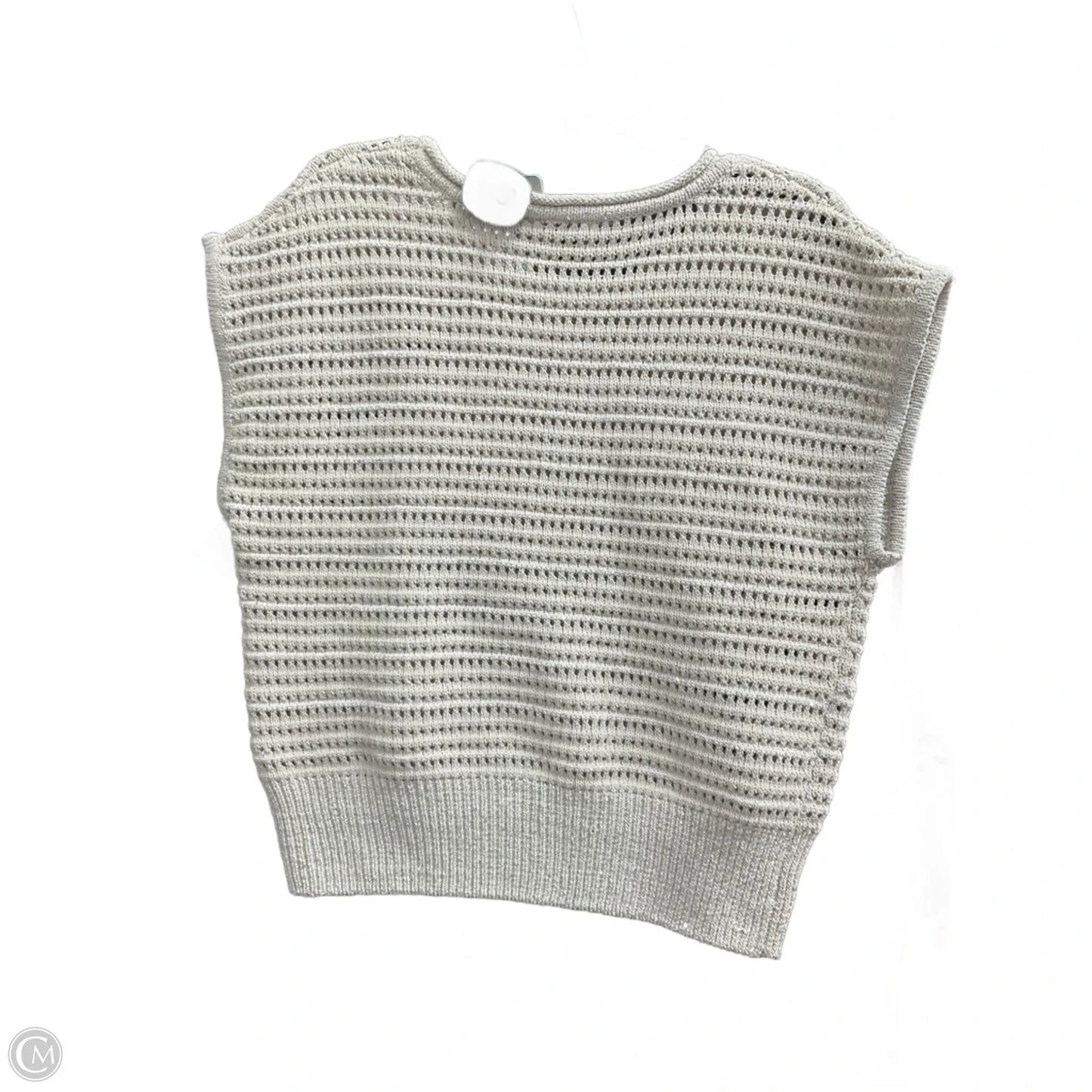 Vest Sweater By Joie In Cream, Size: L