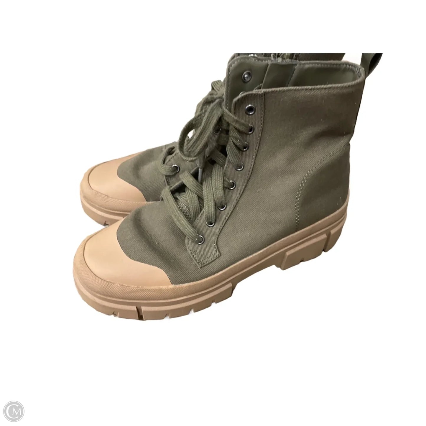 Boots Ankle Flats By No Boundaries In Green, Size: 9