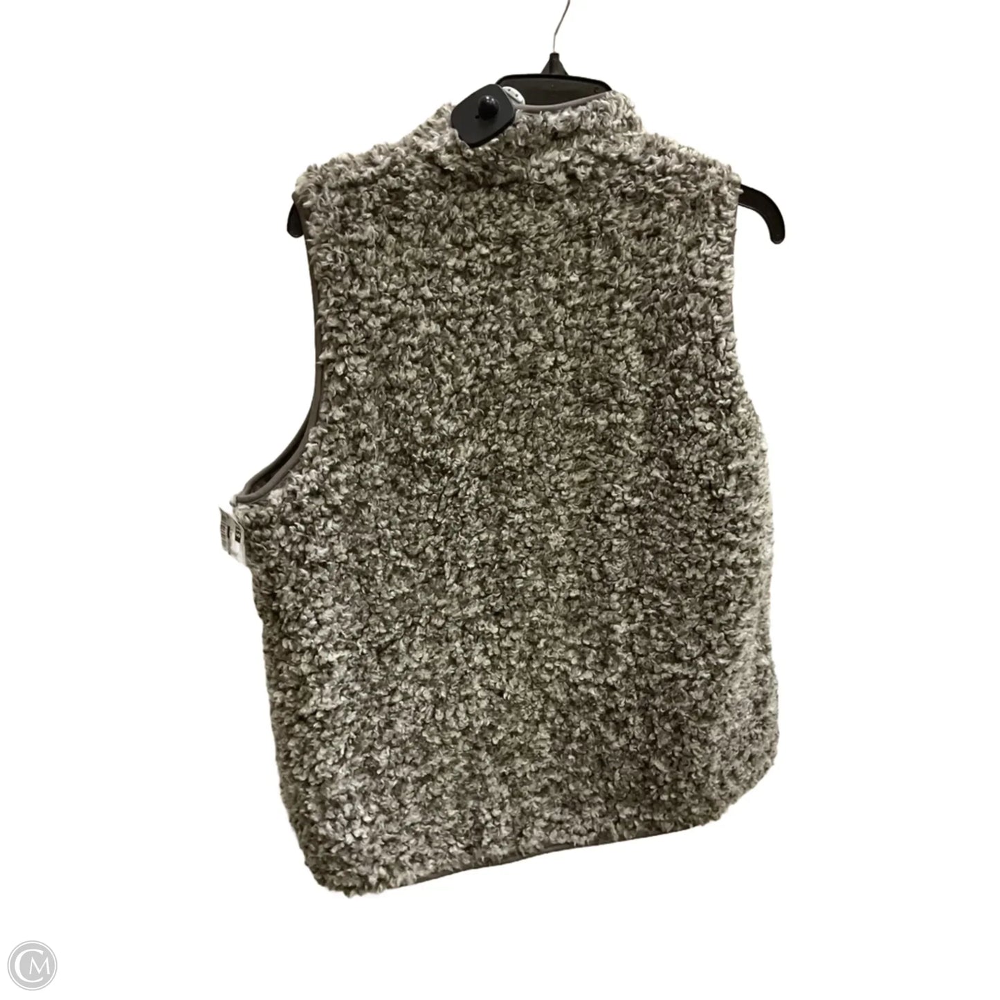 Vest Faux Fur & Sherpa By Maurices In Grey, Size: L