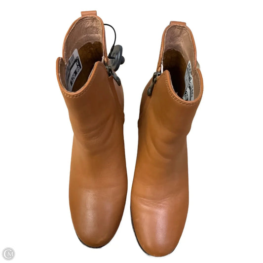 Boots Ankle Heels By Sperry In Brown, Size: 8