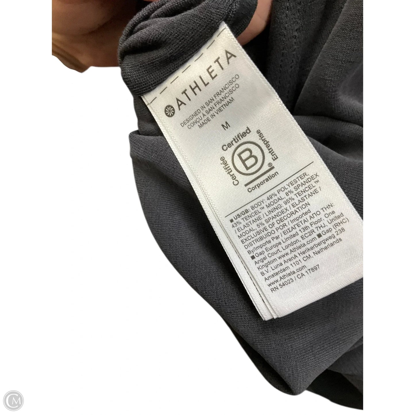 Athletic Jacket By Athleta In Grey, Size: M