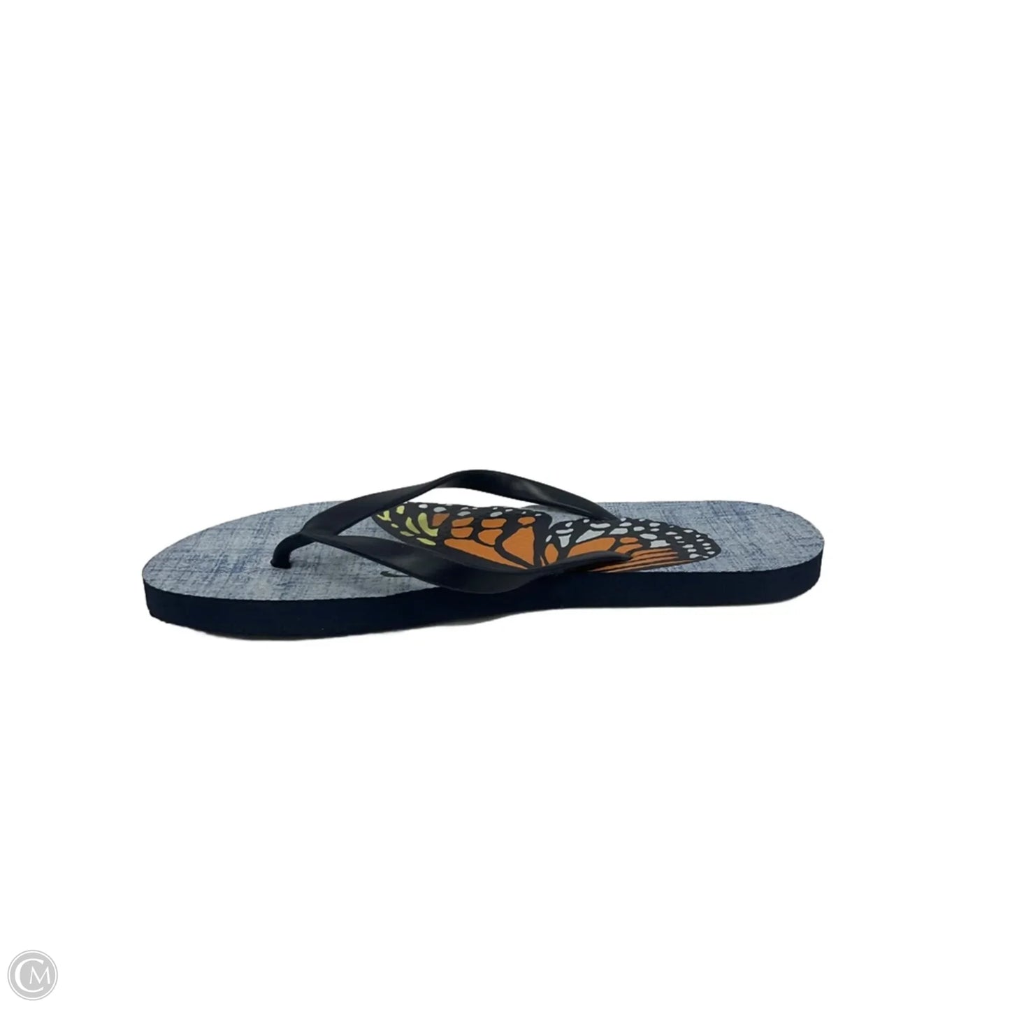 Sandals Flip Flops By Cme In Blue, Size: 8.5