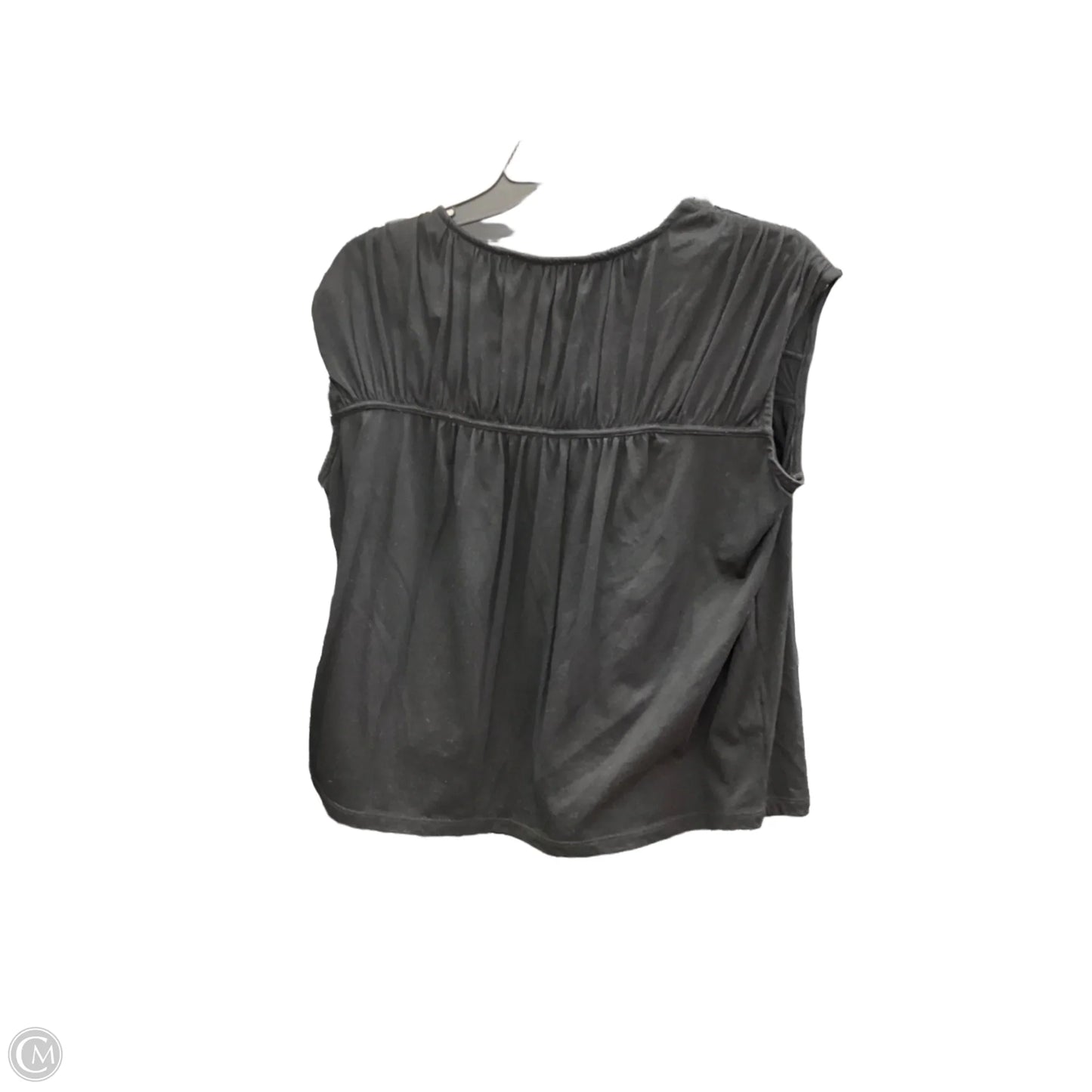 Top Sleeveless By Loft In Black, Size: 14