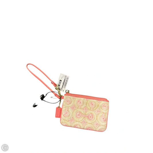 Wristlet Designer By Coach, Size: Small