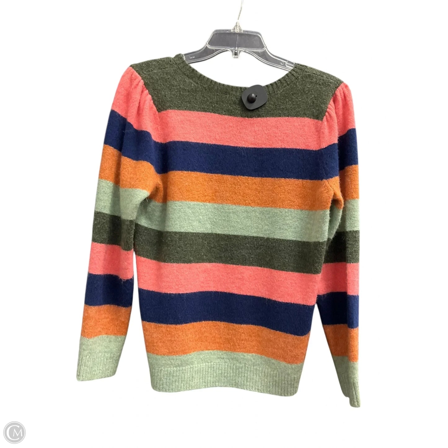 Sweater By Talbots In Striped Pattern, Size: L