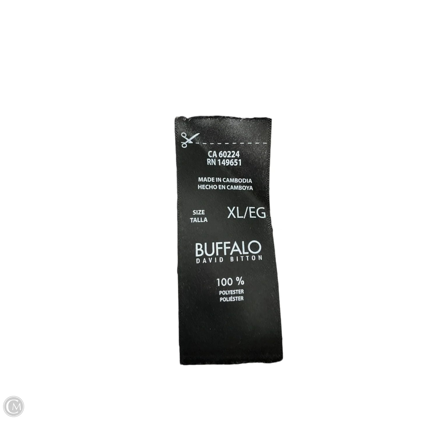 Top Short Sleeve By Buffalo David Bitton In Animal Print, Size: Xl