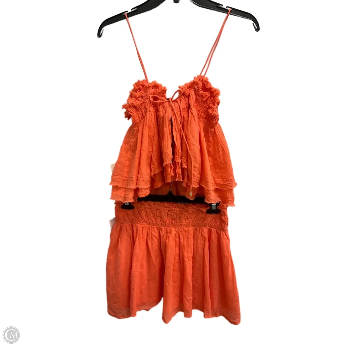 Top 2pc Sleeveless By Free People In Orange, Size: Sp