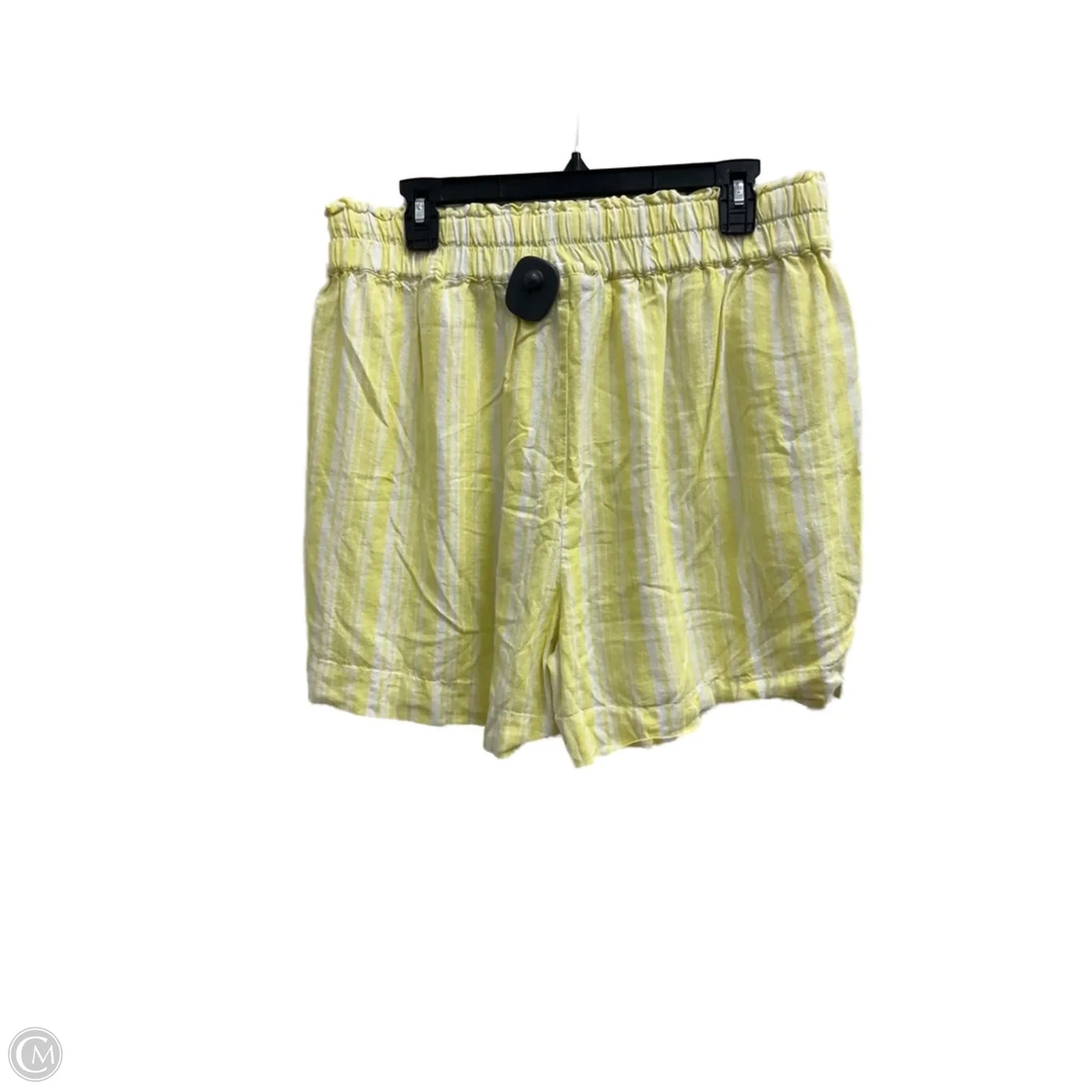 Shorts By Lane Bryant In White & Yellow, Size: Xl