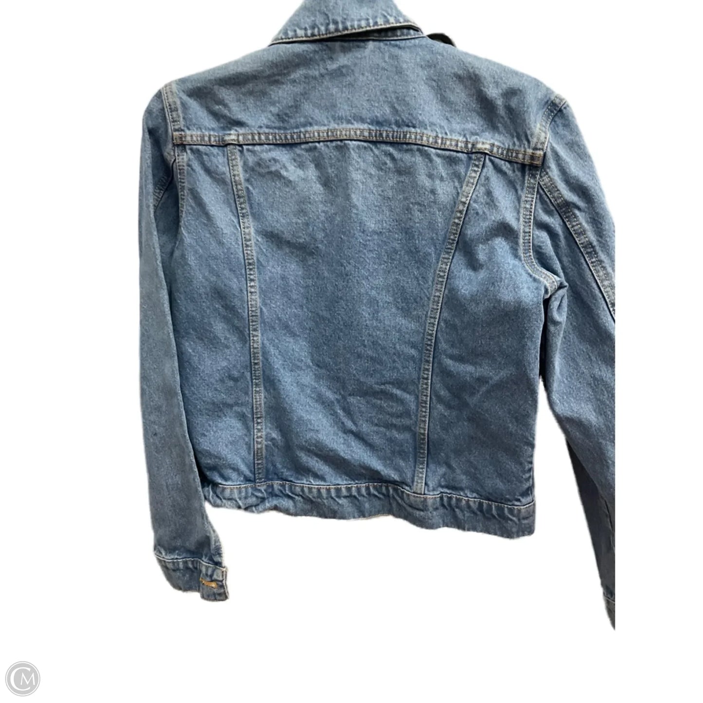 Jacket Denim By Hudson In Blue Denim, Size: M