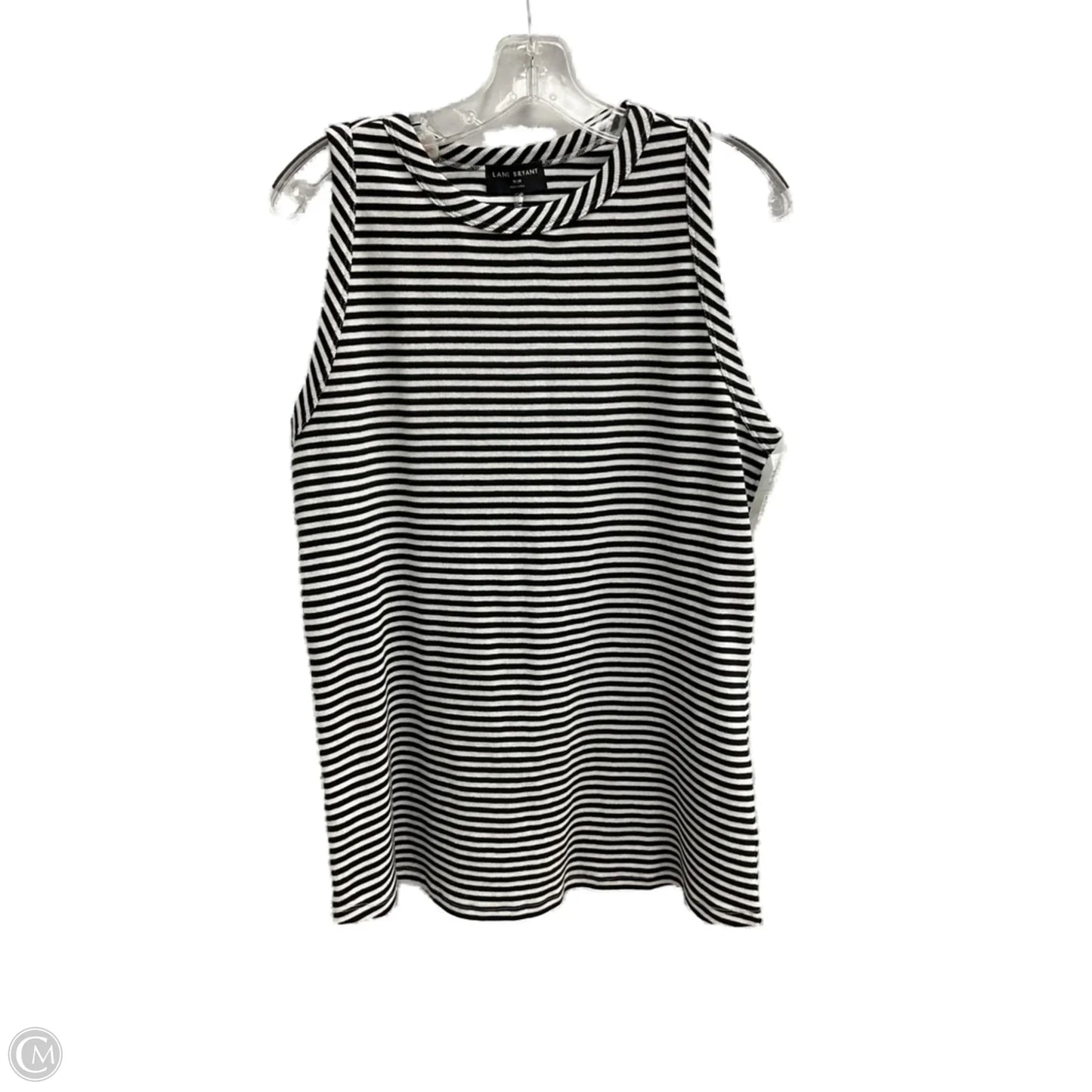 Top Sleeveless By Lane Bryant In Black & White, Size: 2x
