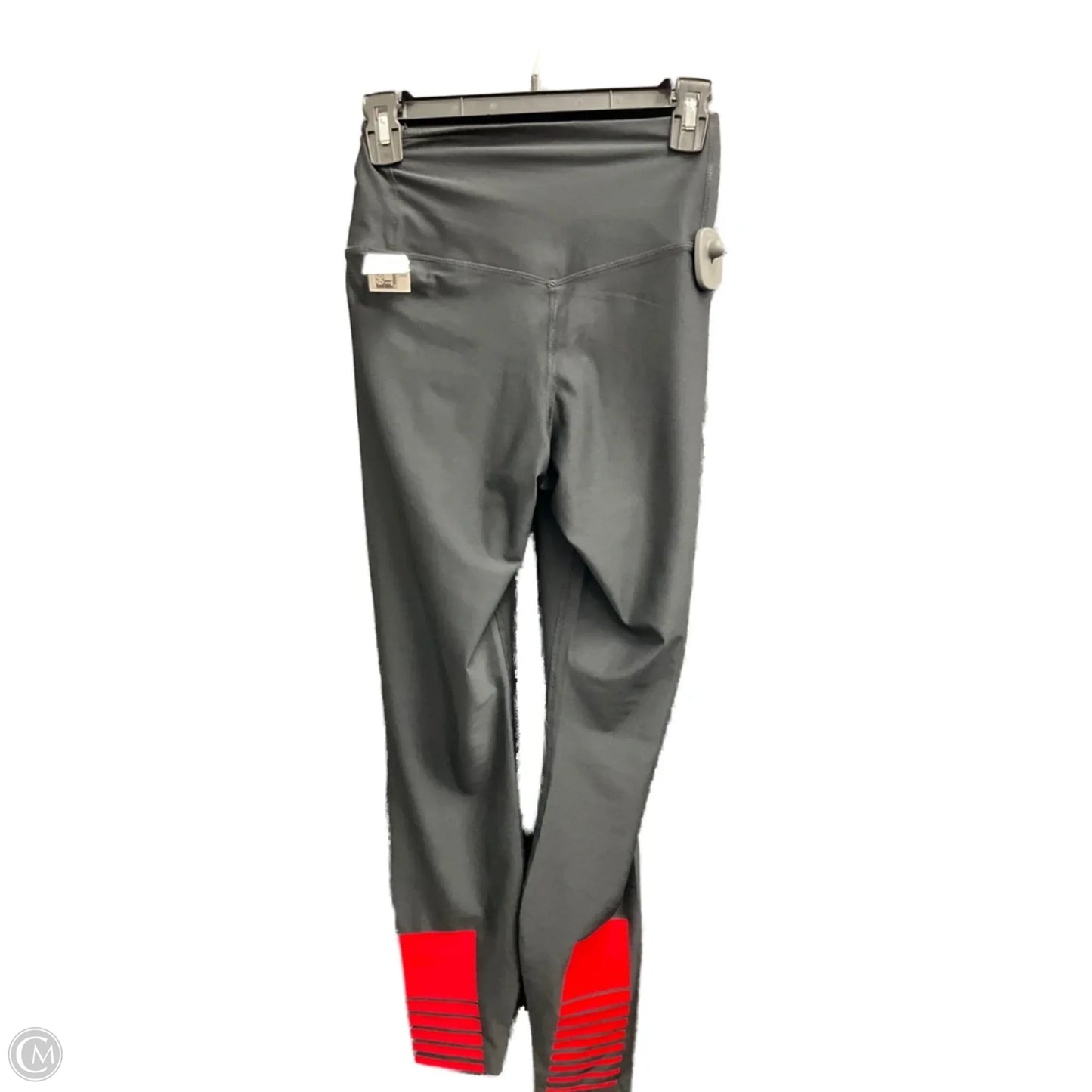 Athletic Leggings By Nike Apparel In Black & Red, Size: S
