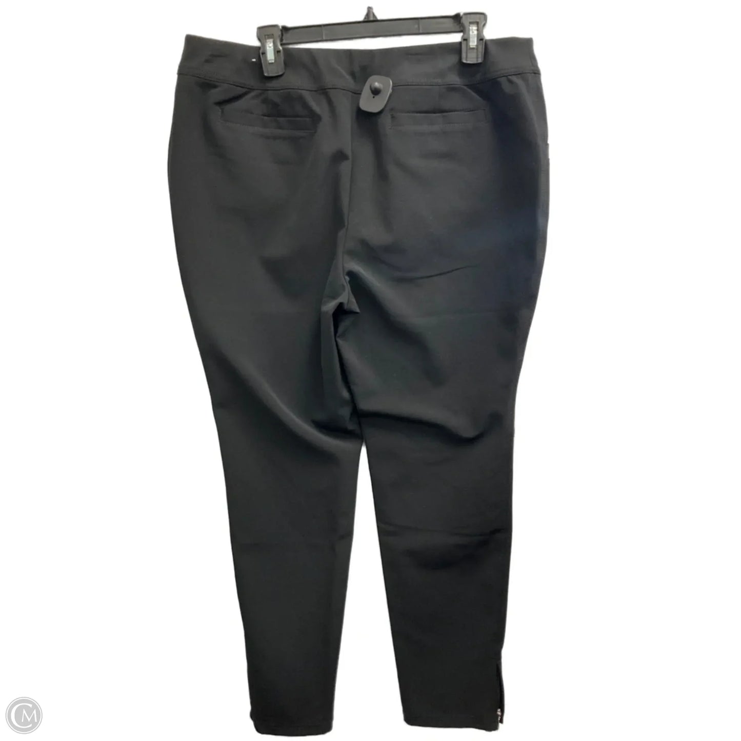 Athletic Pants By Zenergy By Chicos In Black, Size: L