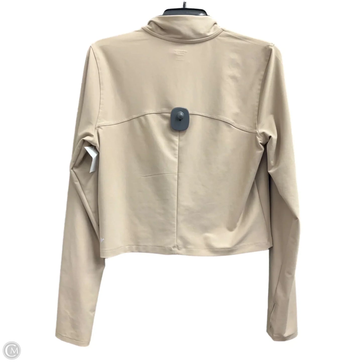 Athletic Jacket By Old Navy In Tan, Size: L