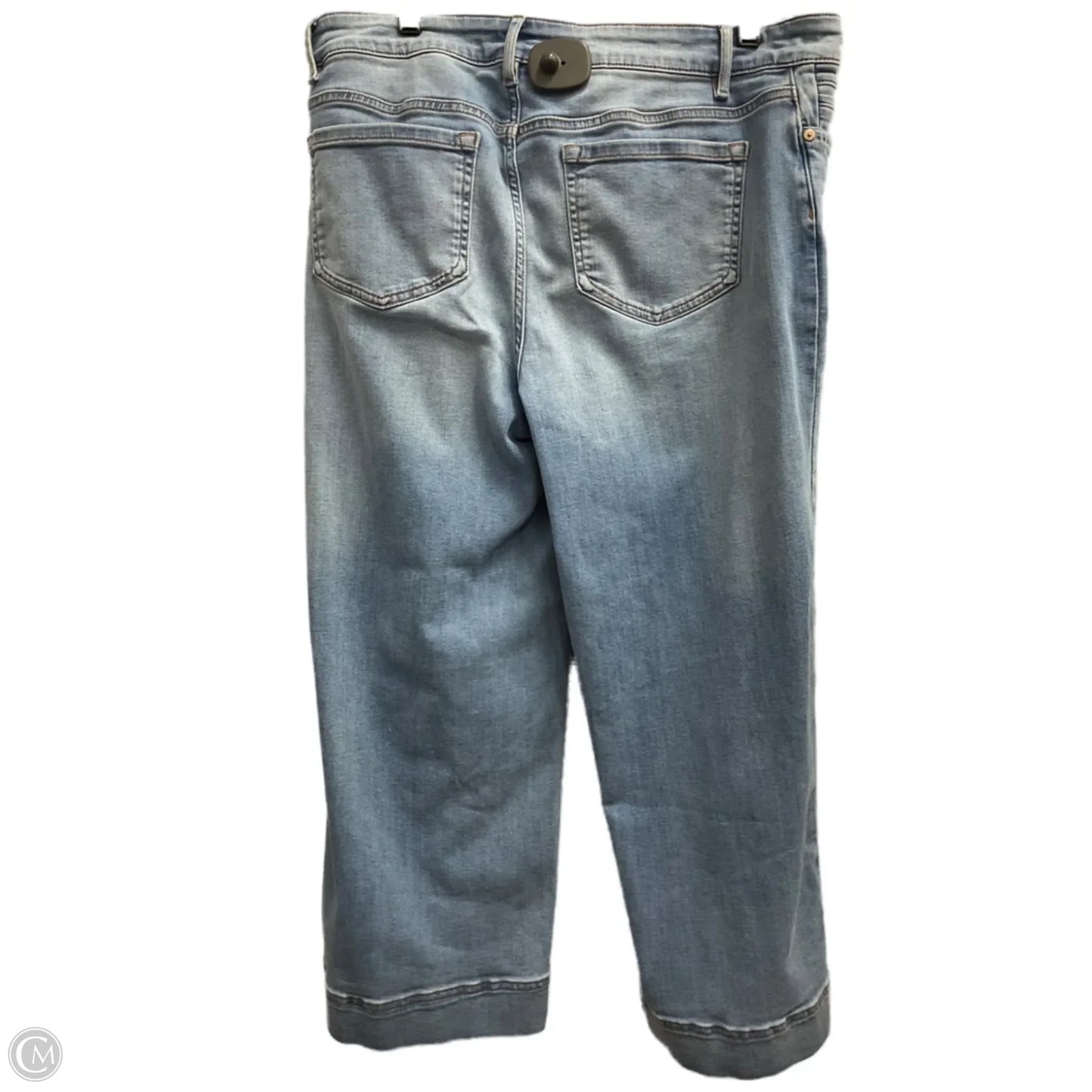 Jeans Cropped By J. Jill In Blue Denim, Size: 14