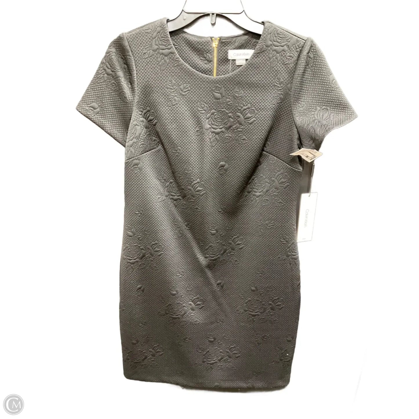 Dress Work By Calvin Klein In Black, Size: 8