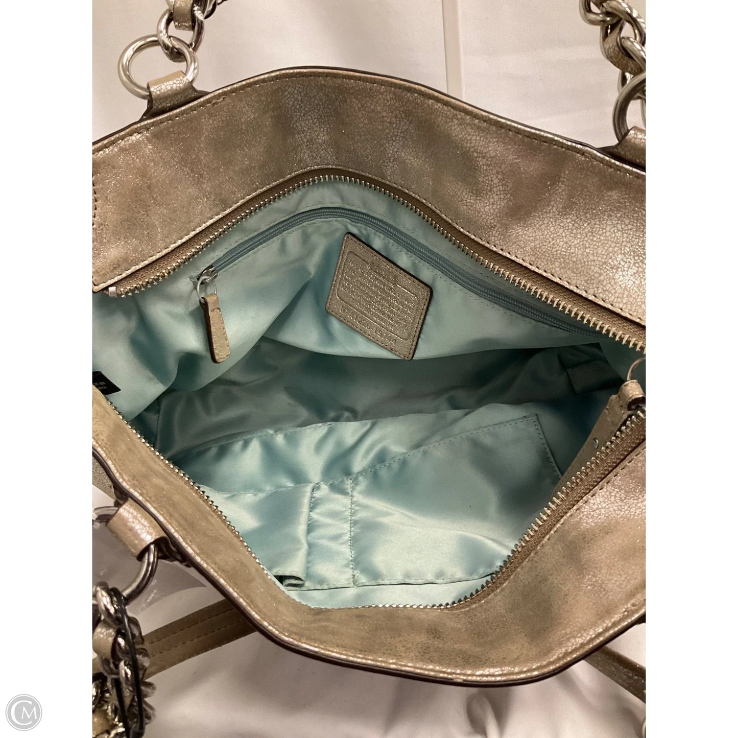 Handbag Designer By Coach, Size: Large