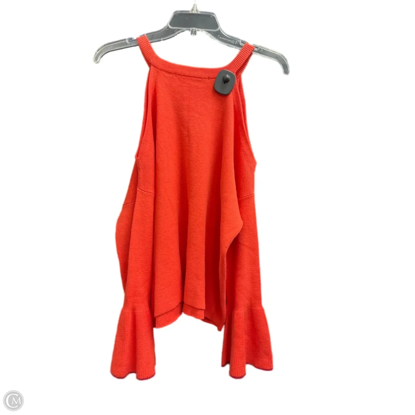Top Long Sleeve By Anthropologie In Orange, Size: M