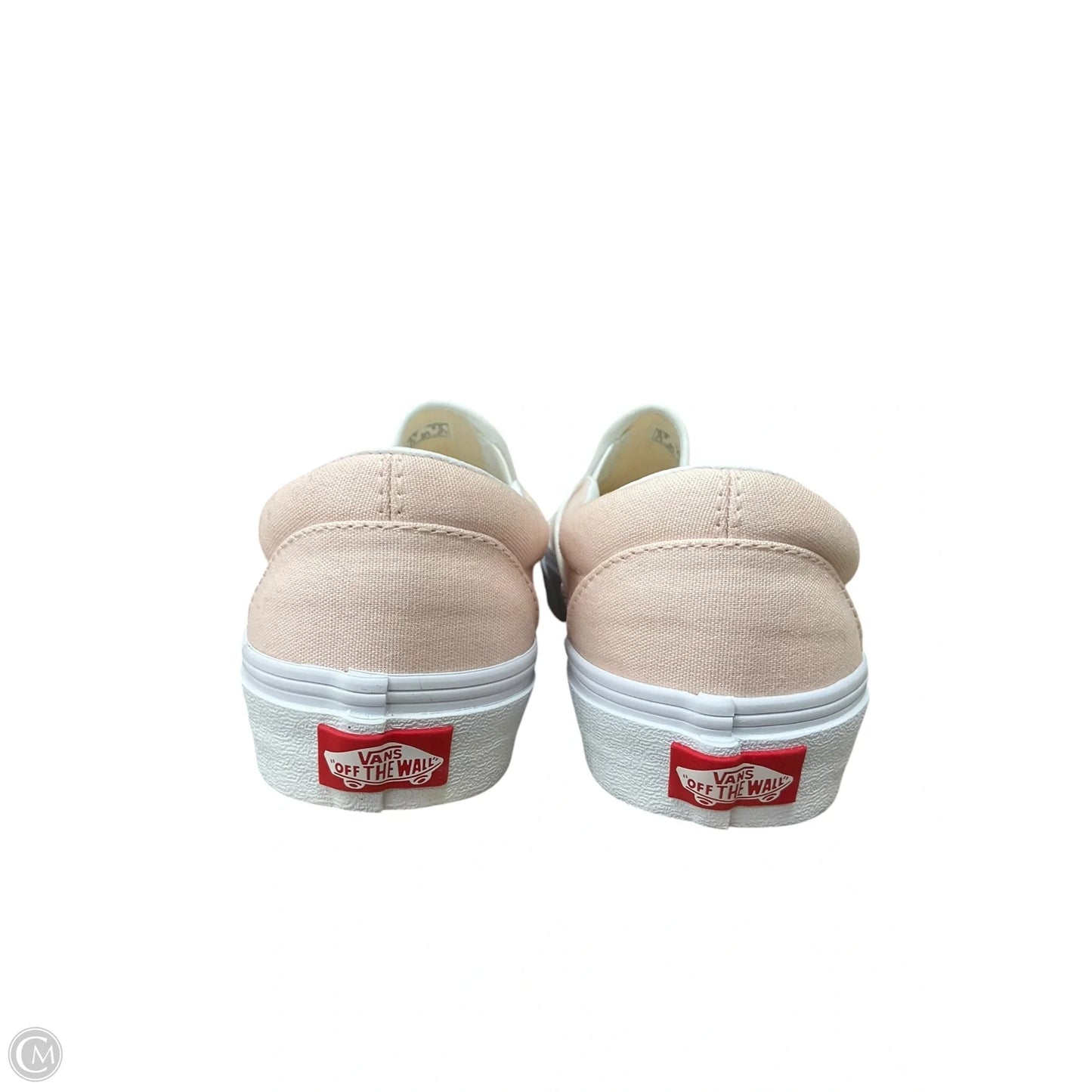 Shoes Sneakers By Vans In Pink & White, Size: 8