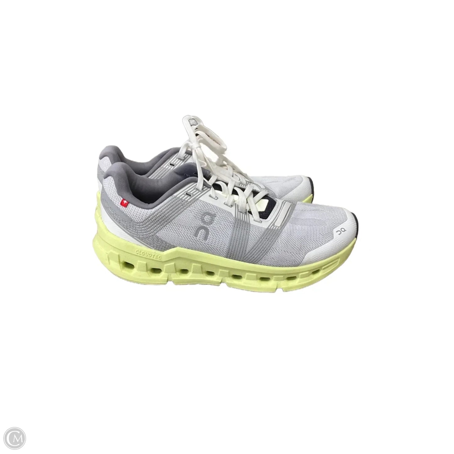 Shoes Athletic By On In Green & White, Size: 7.5