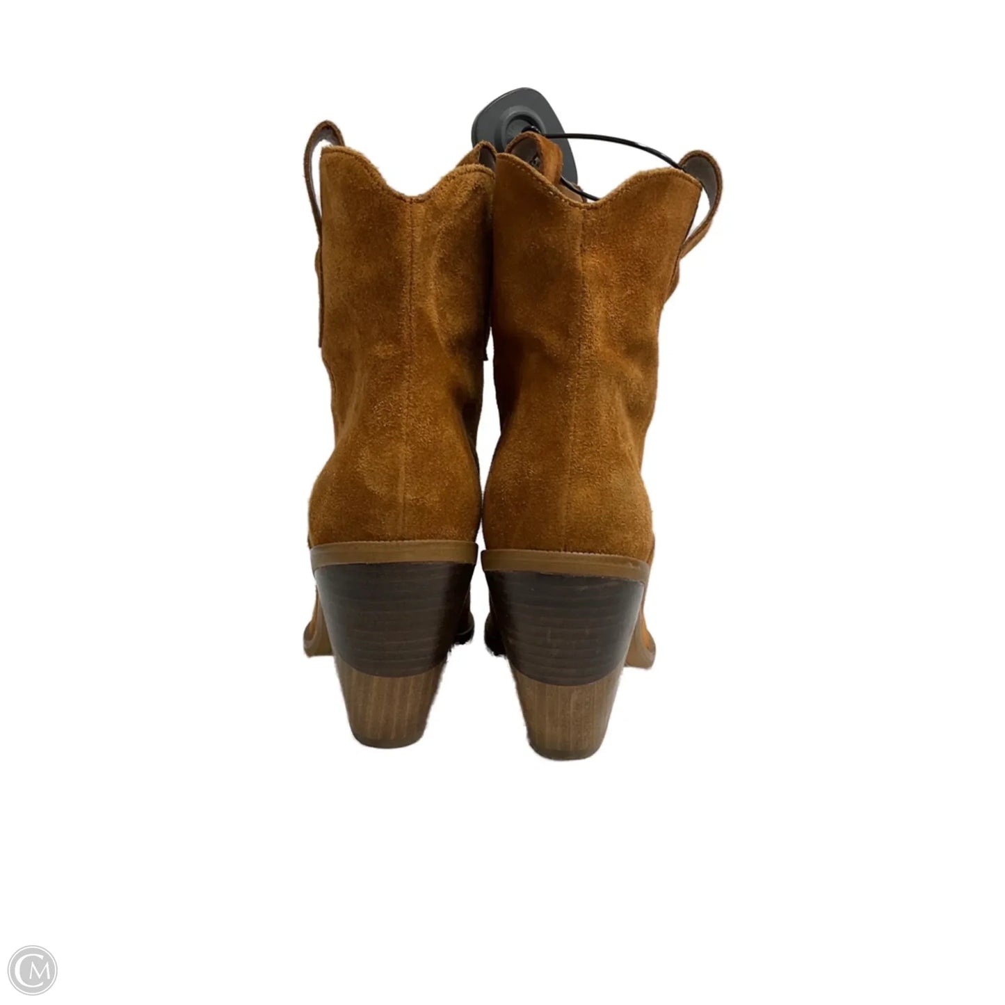 Boots Ankle Heels By Marc Fisher In Brown, Size: 7