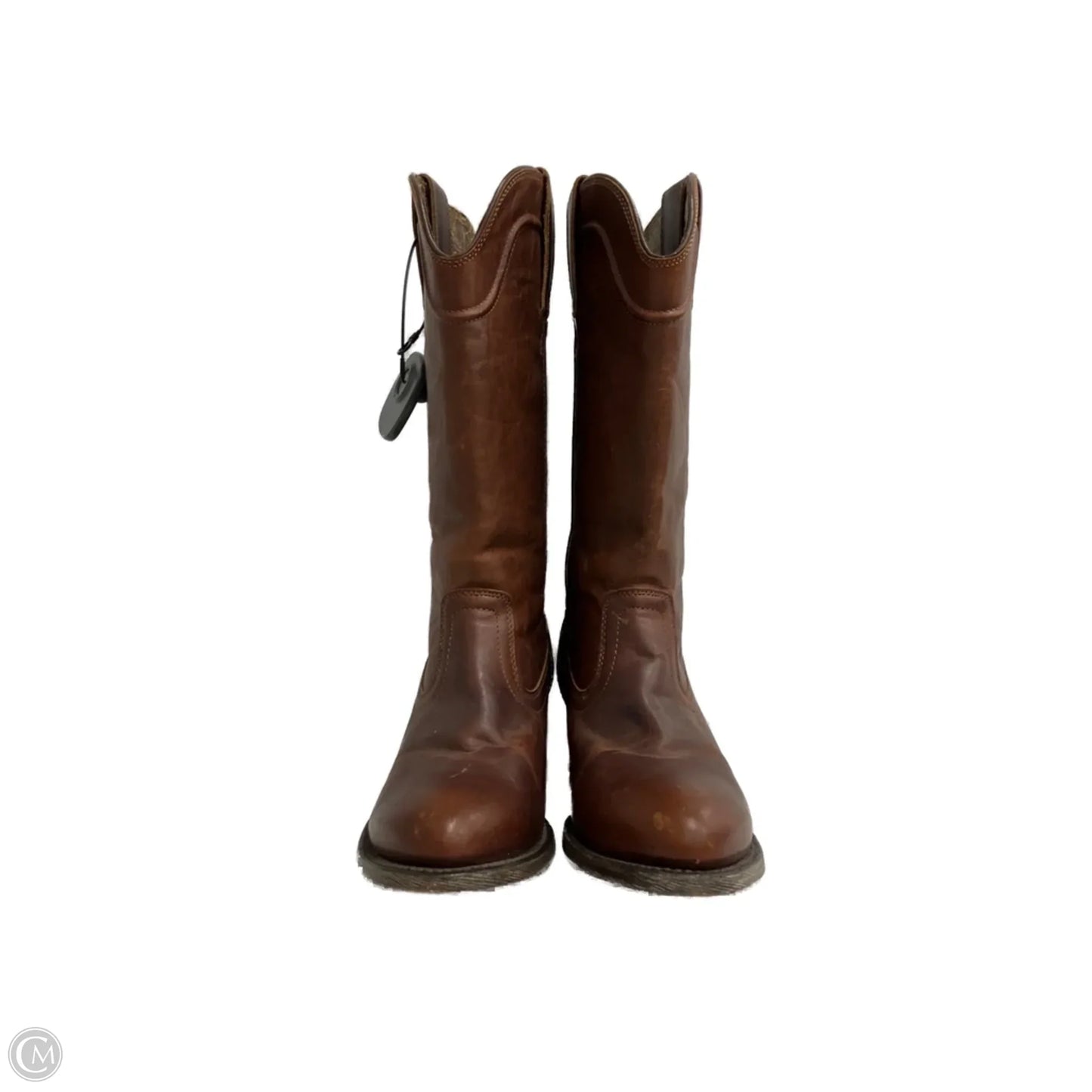 Boots Mid-calf Flats By Ariat In Brown, Size: 7