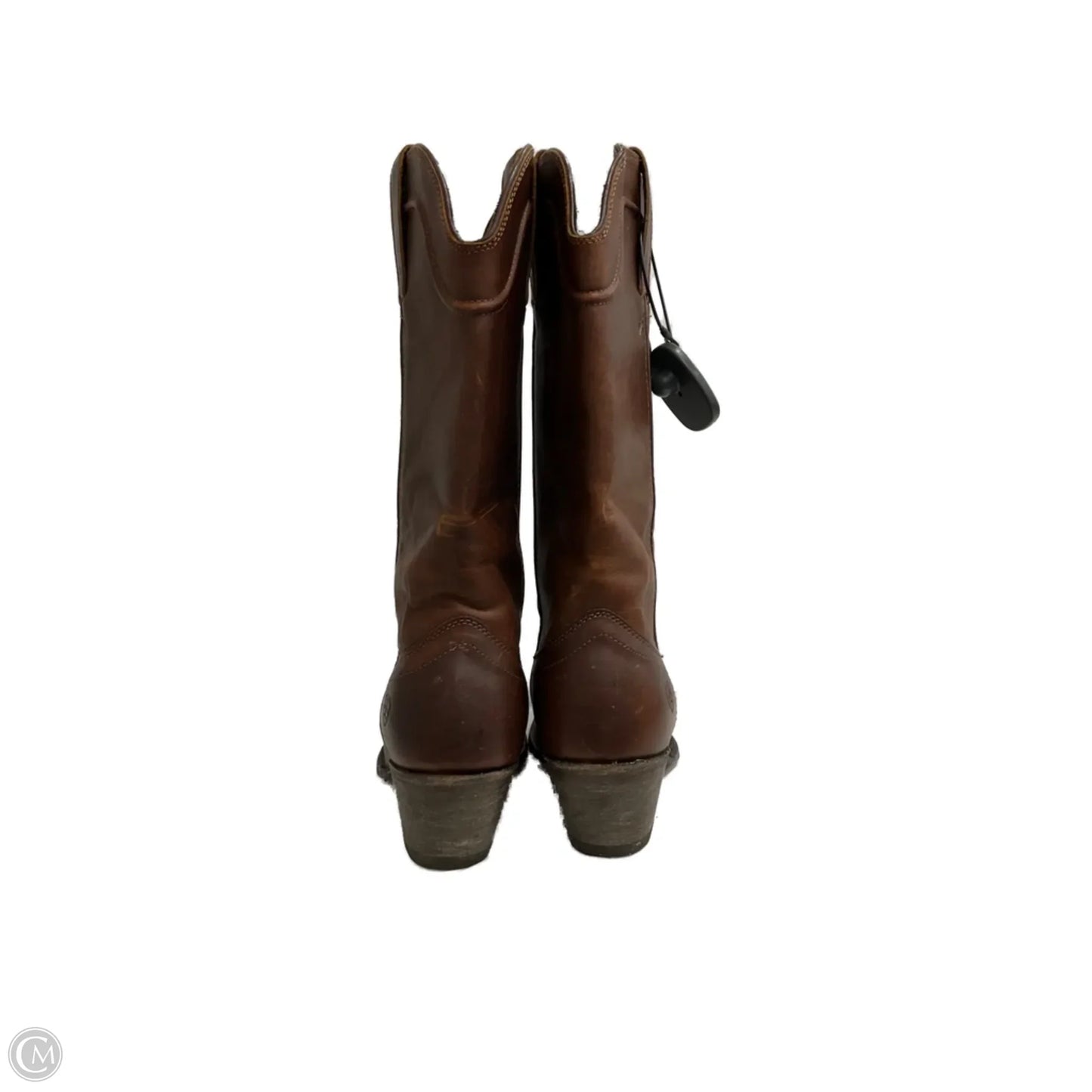 Boots Mid-calf Flats By Ariat In Brown, Size: 7