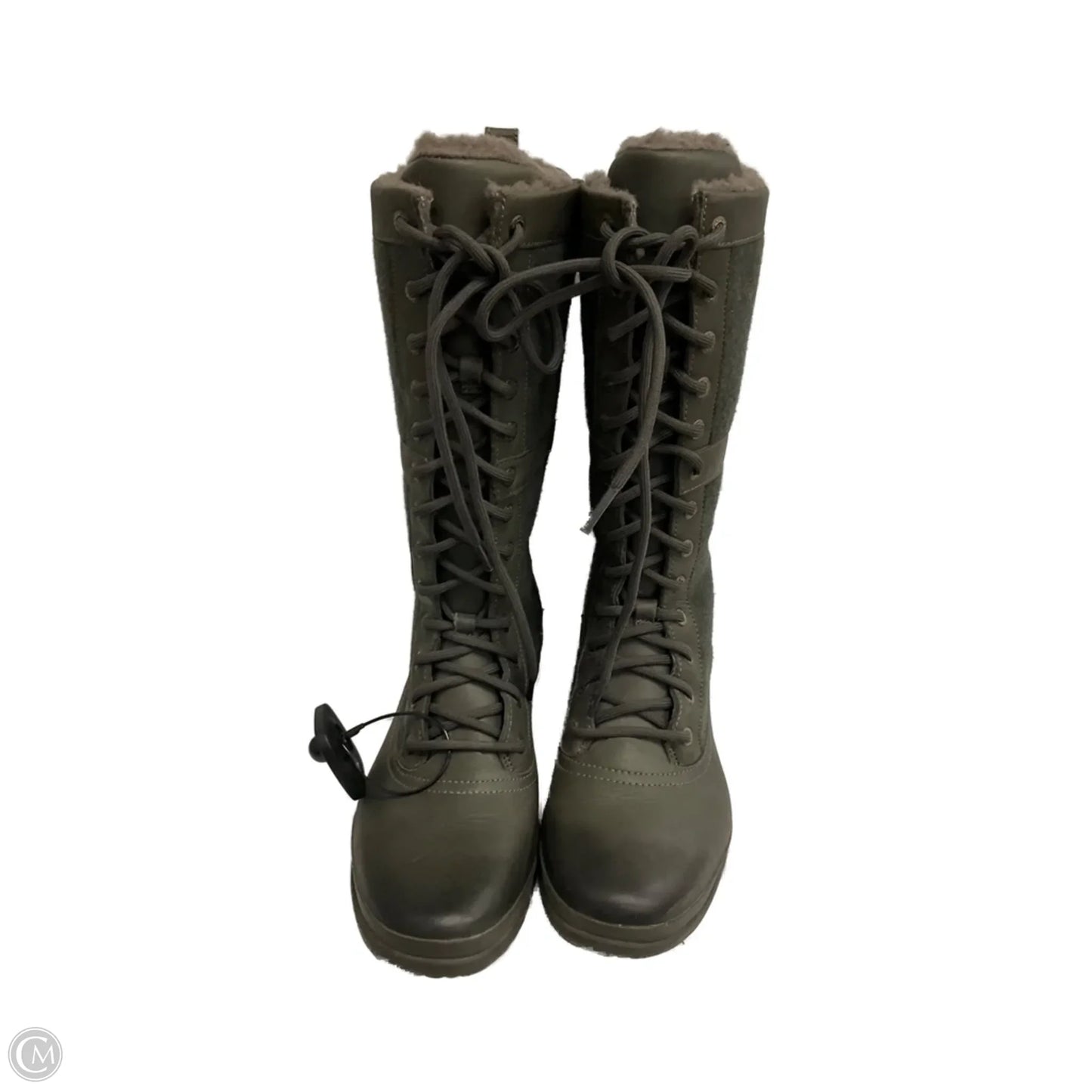 Boots Designer By Ugg In Green, Size: 8